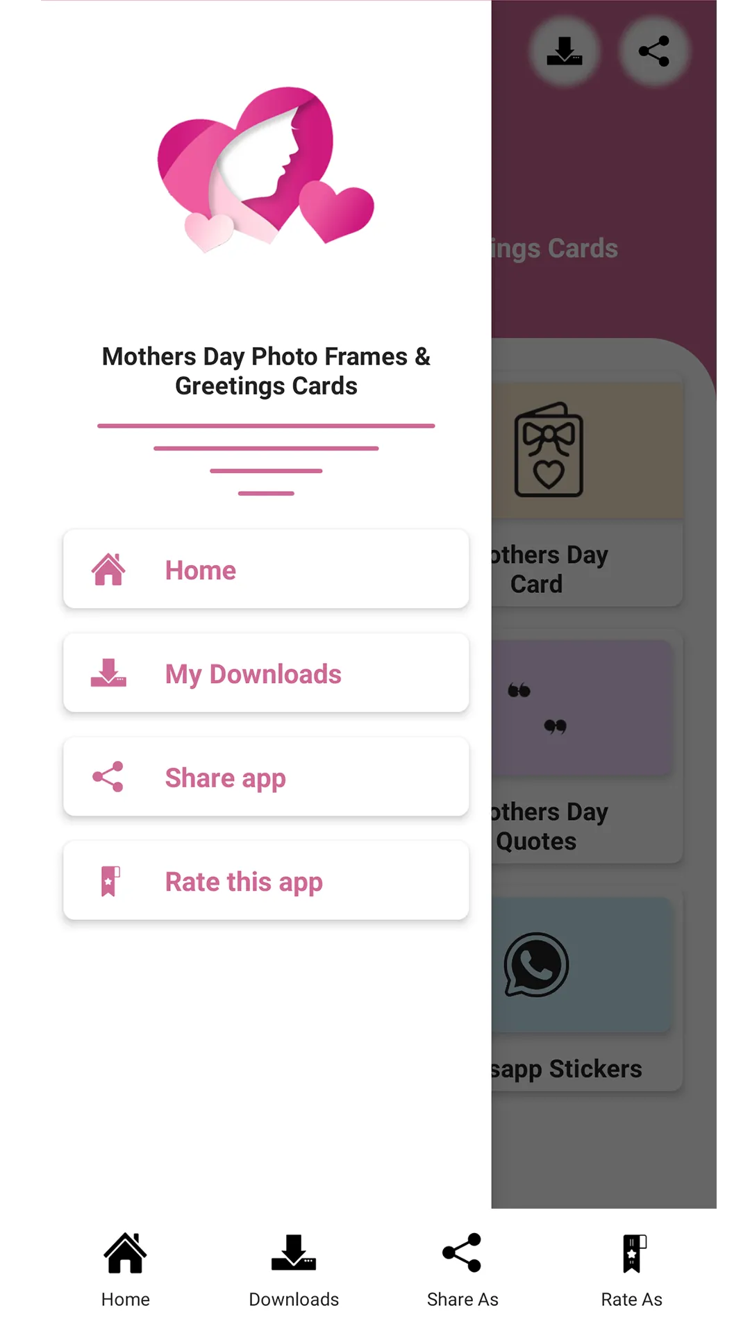 Mothers Day Photo Frames & Gre | Indus Appstore | Screenshot