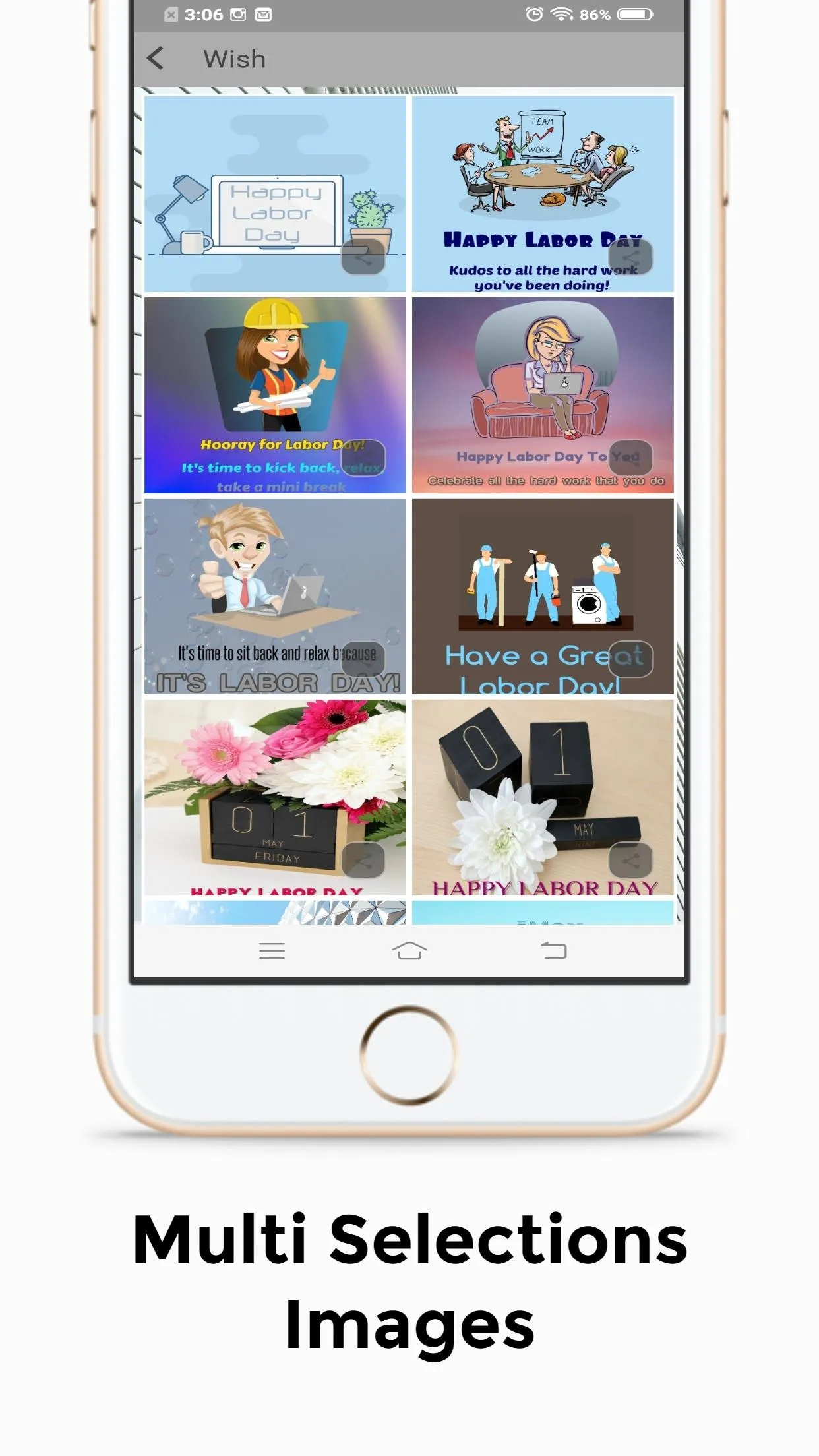 Greeting Card Labor Day Wishes | Indus Appstore | Screenshot