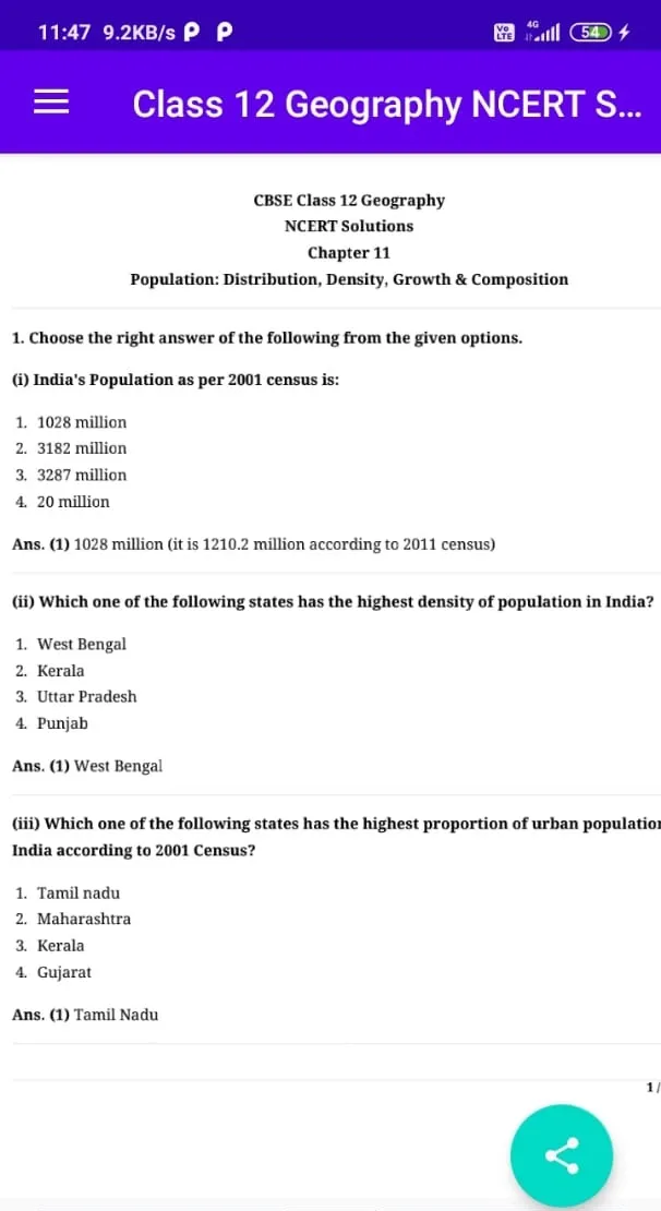 Class 12 Geography NCERT Solut | Indus Appstore | Screenshot