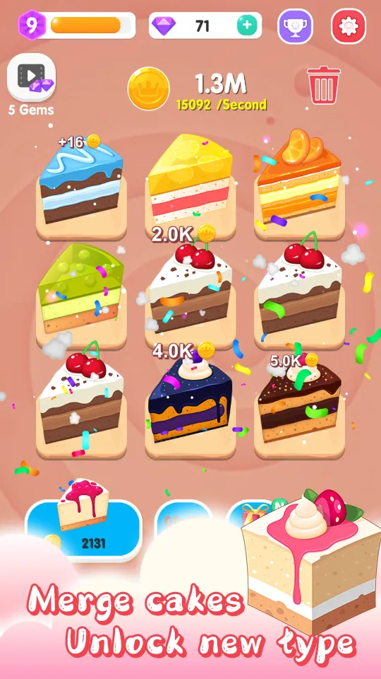 Merge Cake Mania | Indus Appstore | Screenshot