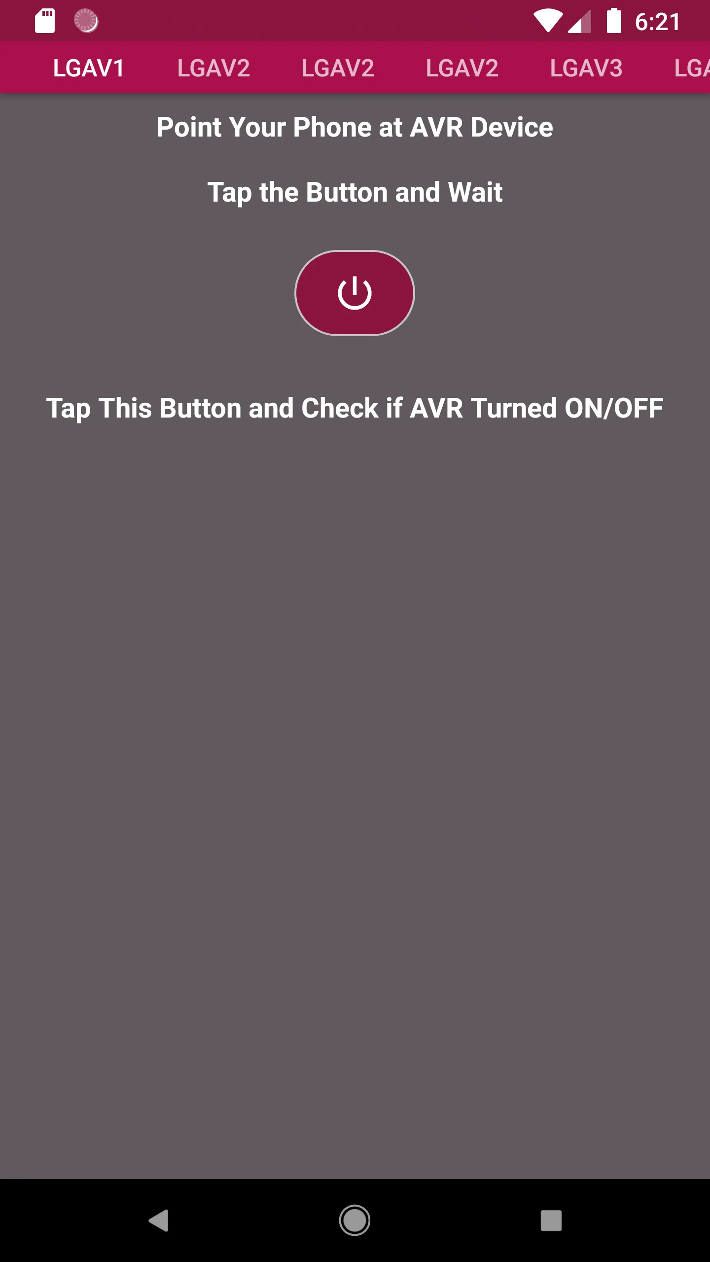 Universal AVR Remote Control | Indus Appstore | Screenshot