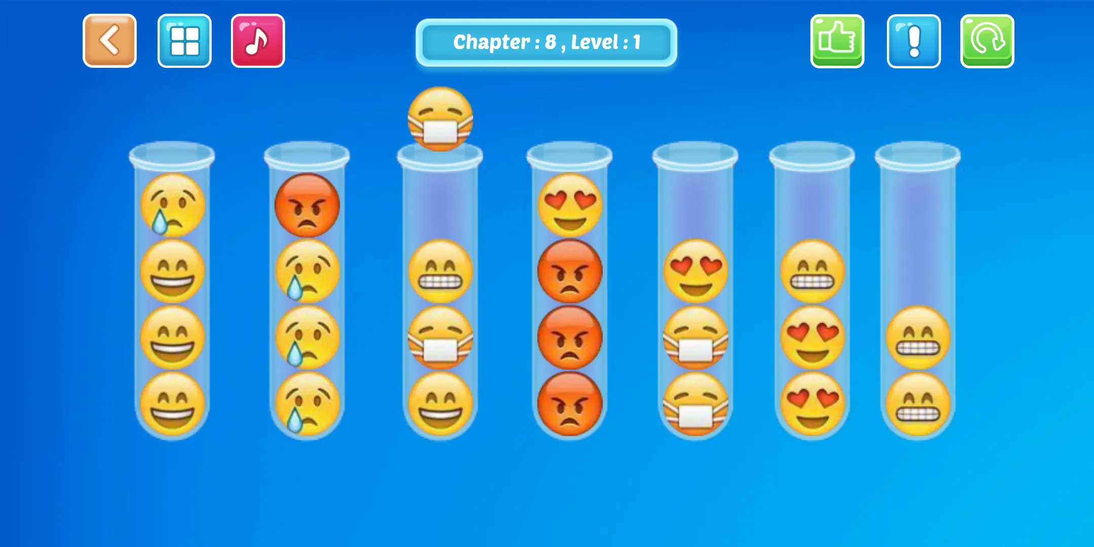 Emoji Sort Puzzle | Indus Appstore | Screenshot