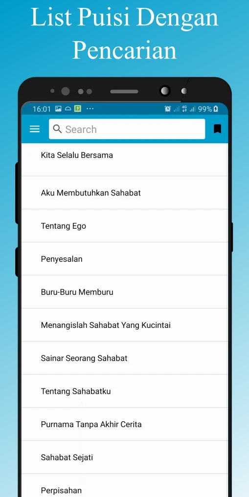 Puisi Untuk Sahabat | Indus Appstore | Screenshot