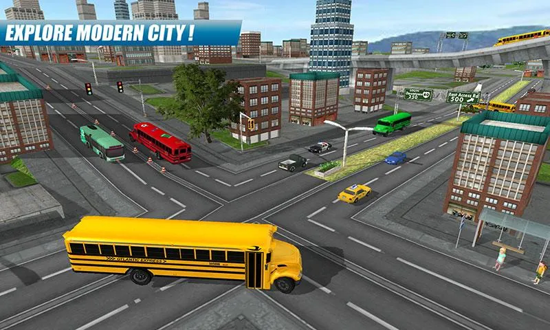 School Bus Driving Game | Indus Appstore | Screenshot