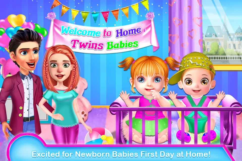 Twins Chic Baby Nursery Game | Indus Appstore | Screenshot