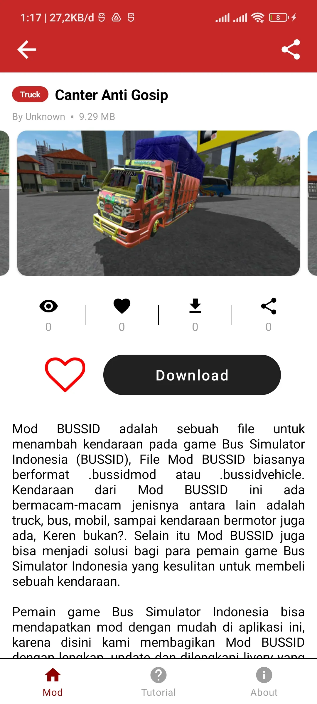 Mod Bussid Truk Oleng Viral | Indus Appstore | Screenshot