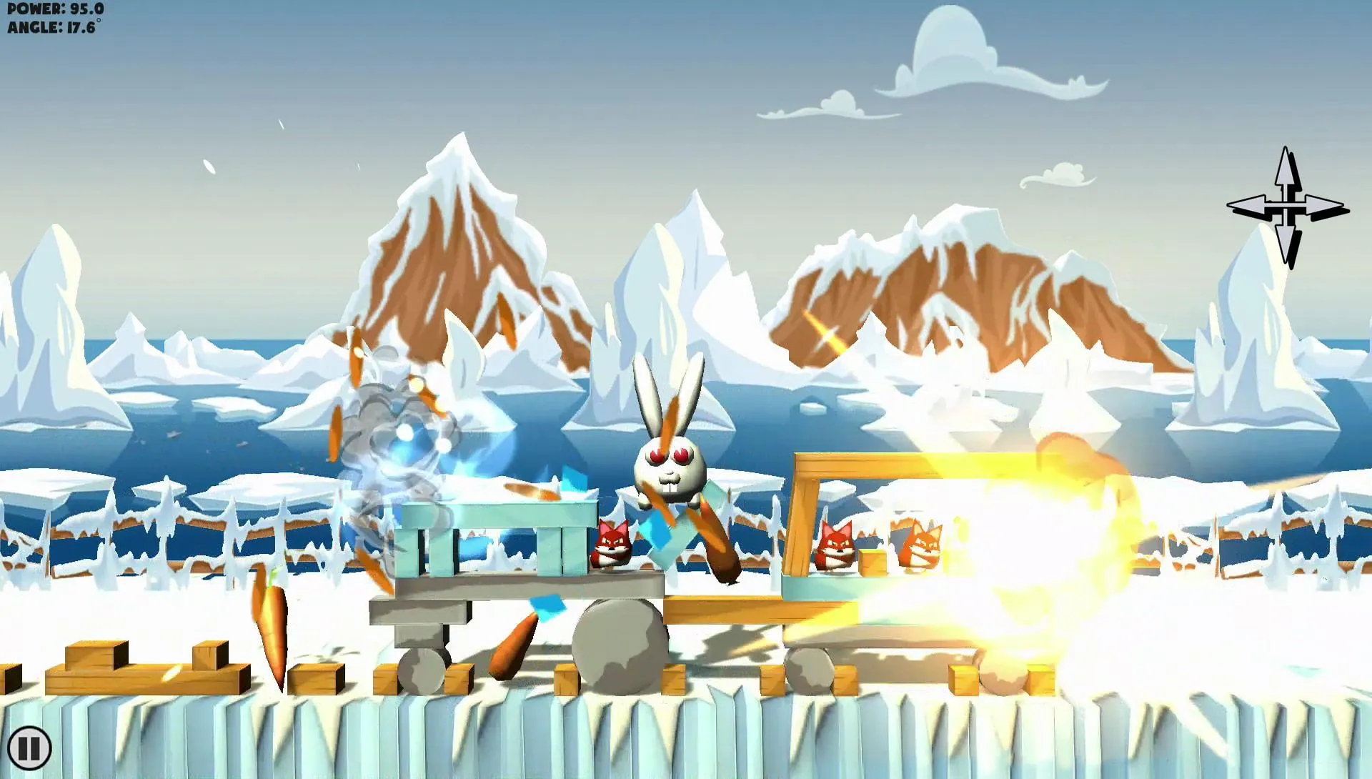 Angry Bunnies: Colossal Carrot | Indus Appstore | Screenshot