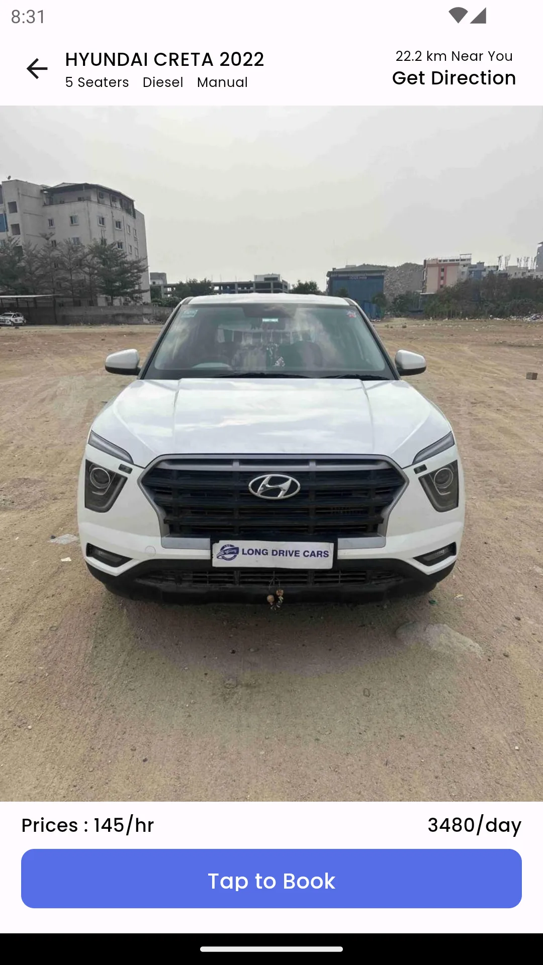 Long Drive Cars - Car Rental | Indus Appstore | Screenshot