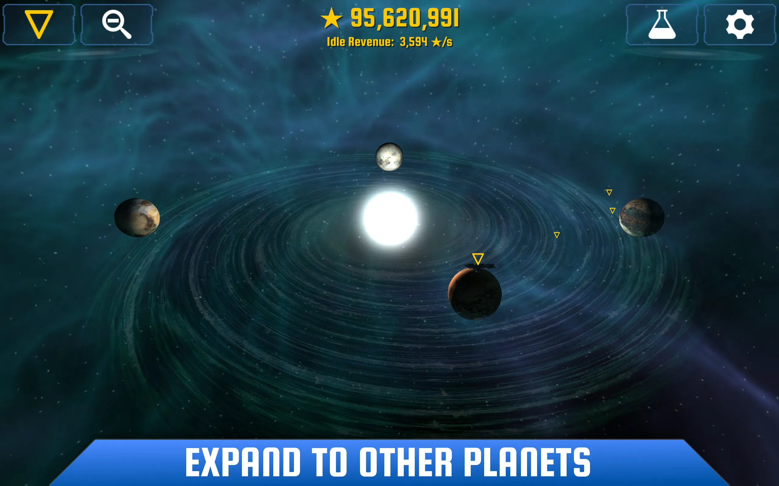 Idle Galaxy Miner | Indus Appstore | Screenshot