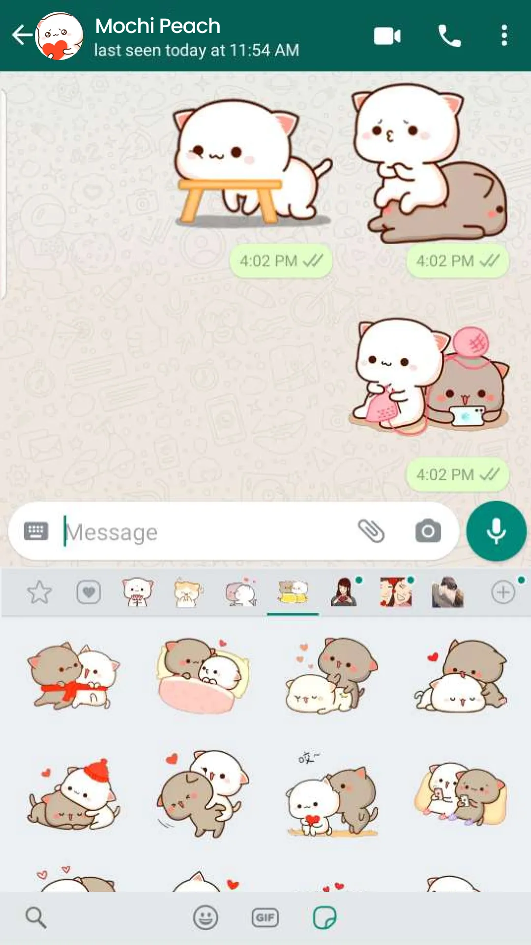 Mochi Cat Stickers - WASticker | Indus Appstore | Screenshot