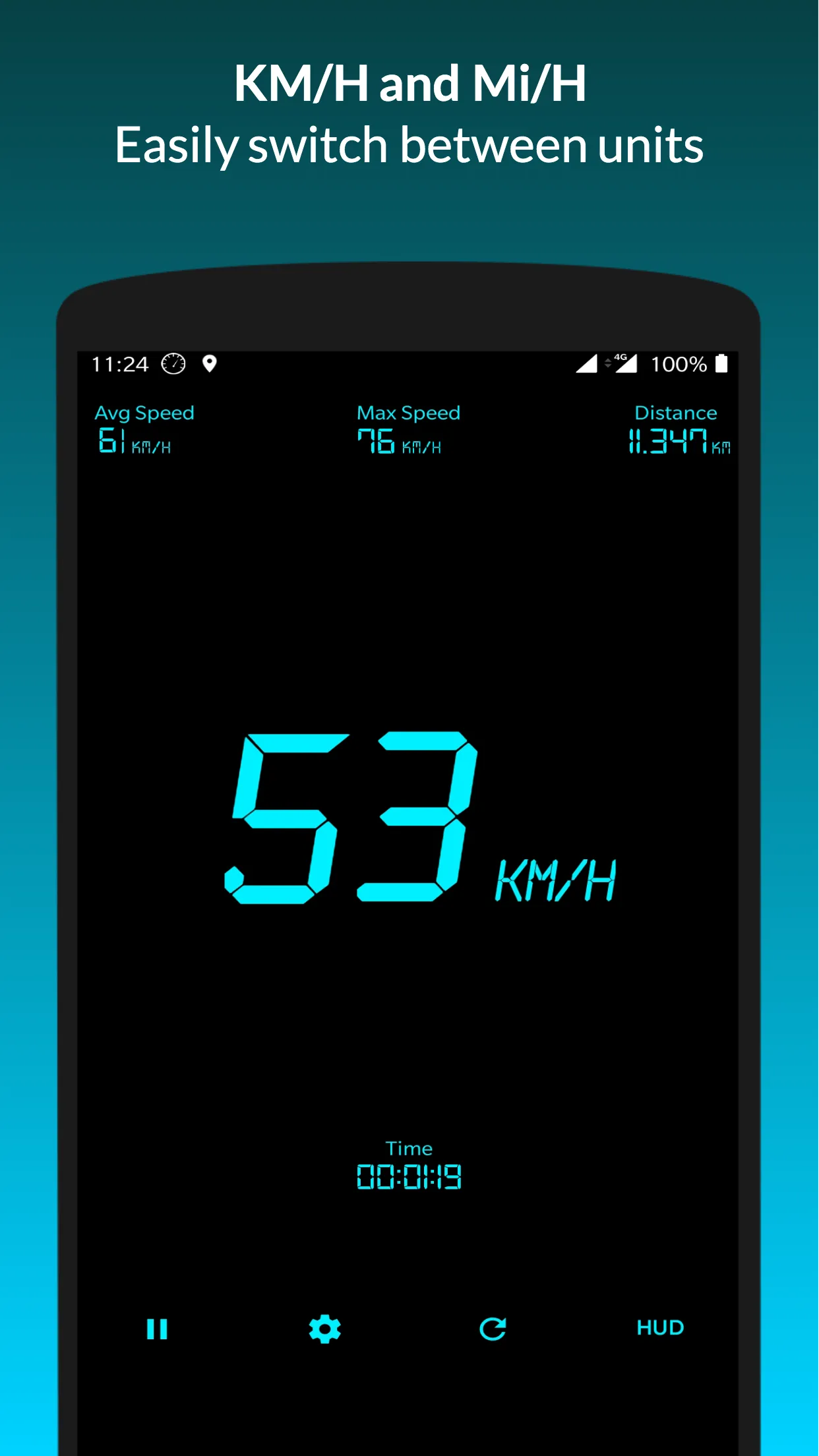 Speedometer GPS HUD | Indus Appstore | Screenshot