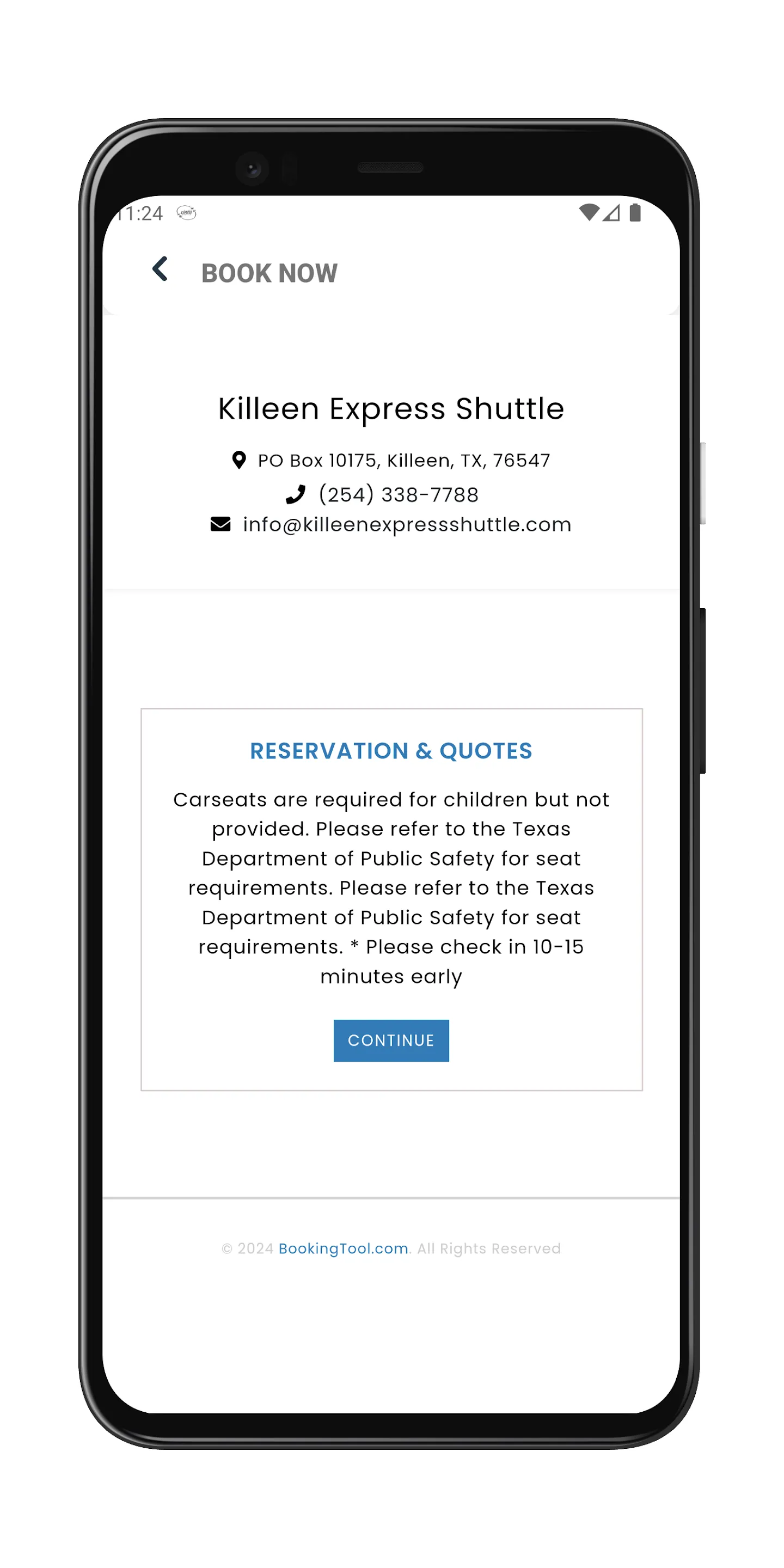 Killeen Express Shuttle | Indus Appstore | Screenshot