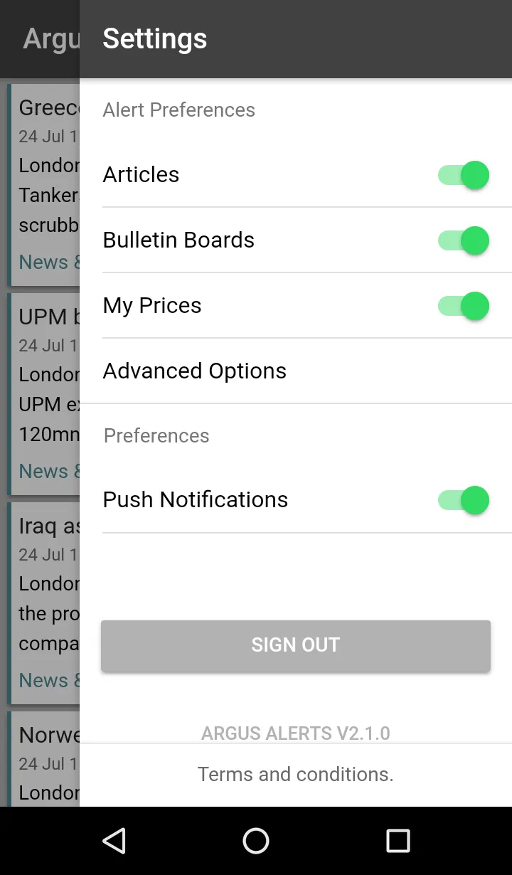 Argus Alerts | Indus Appstore | Screenshot