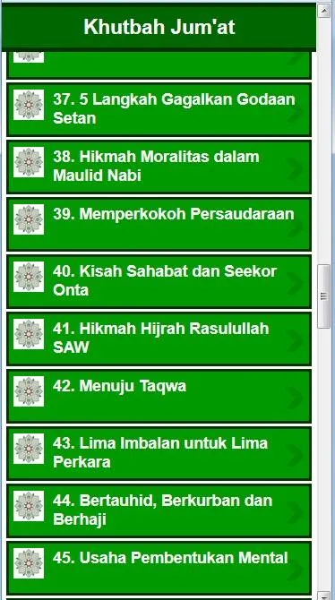 Kumpulan 101 Khutbah Jum'at | Indus Appstore | Screenshot