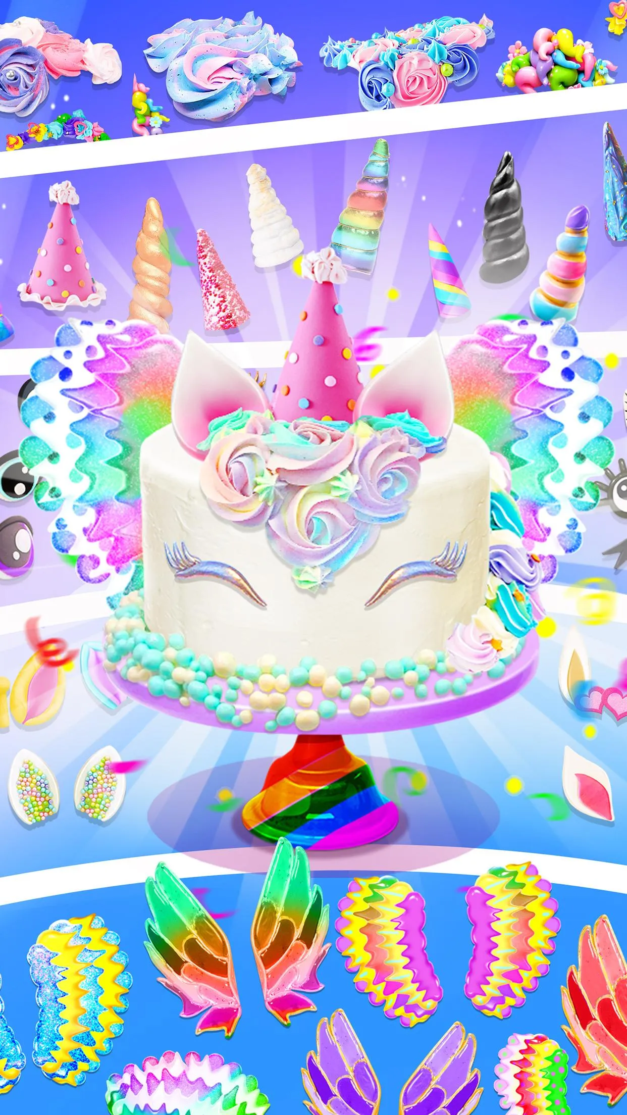 Rainbow Unicorn Cake | Indus Appstore | Screenshot