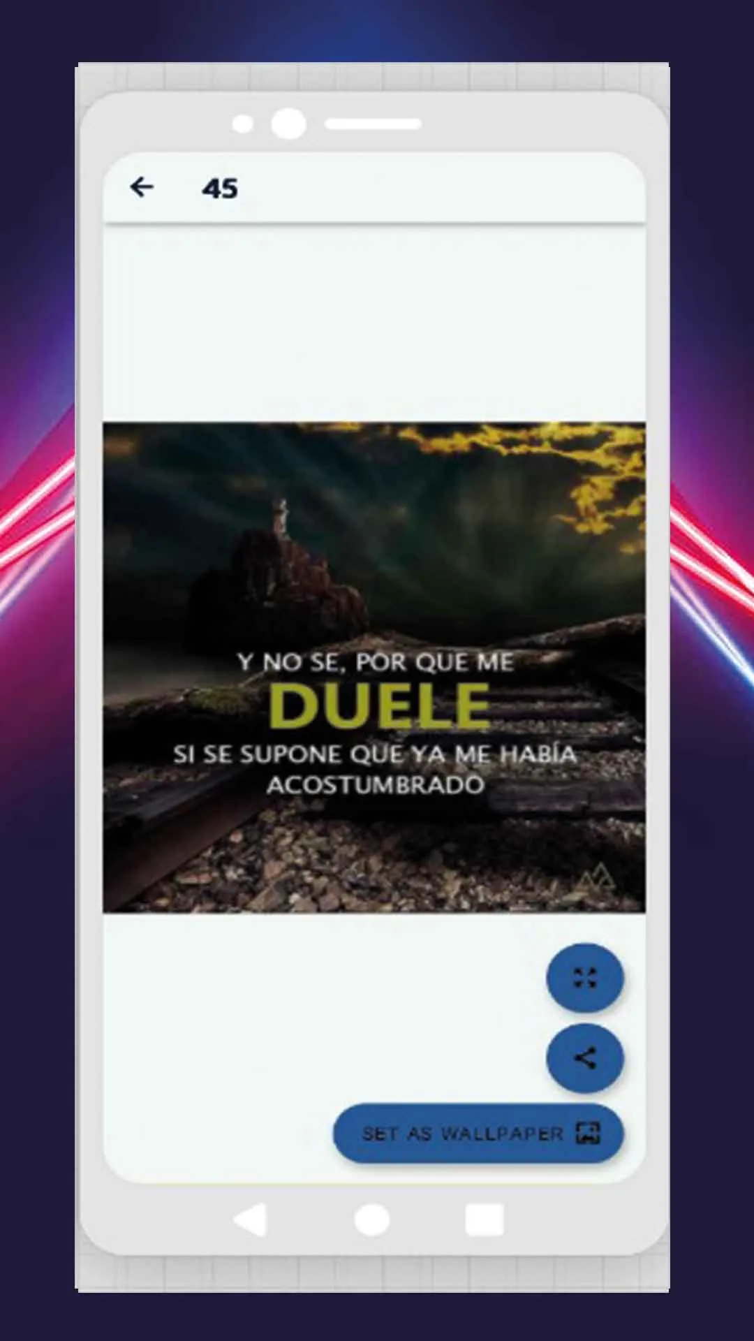 Frases de tristeza y dolor | Indus Appstore | Screenshot