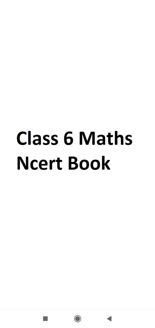 Class 6 Maths NCERT Book | Indus Appstore | Screenshot