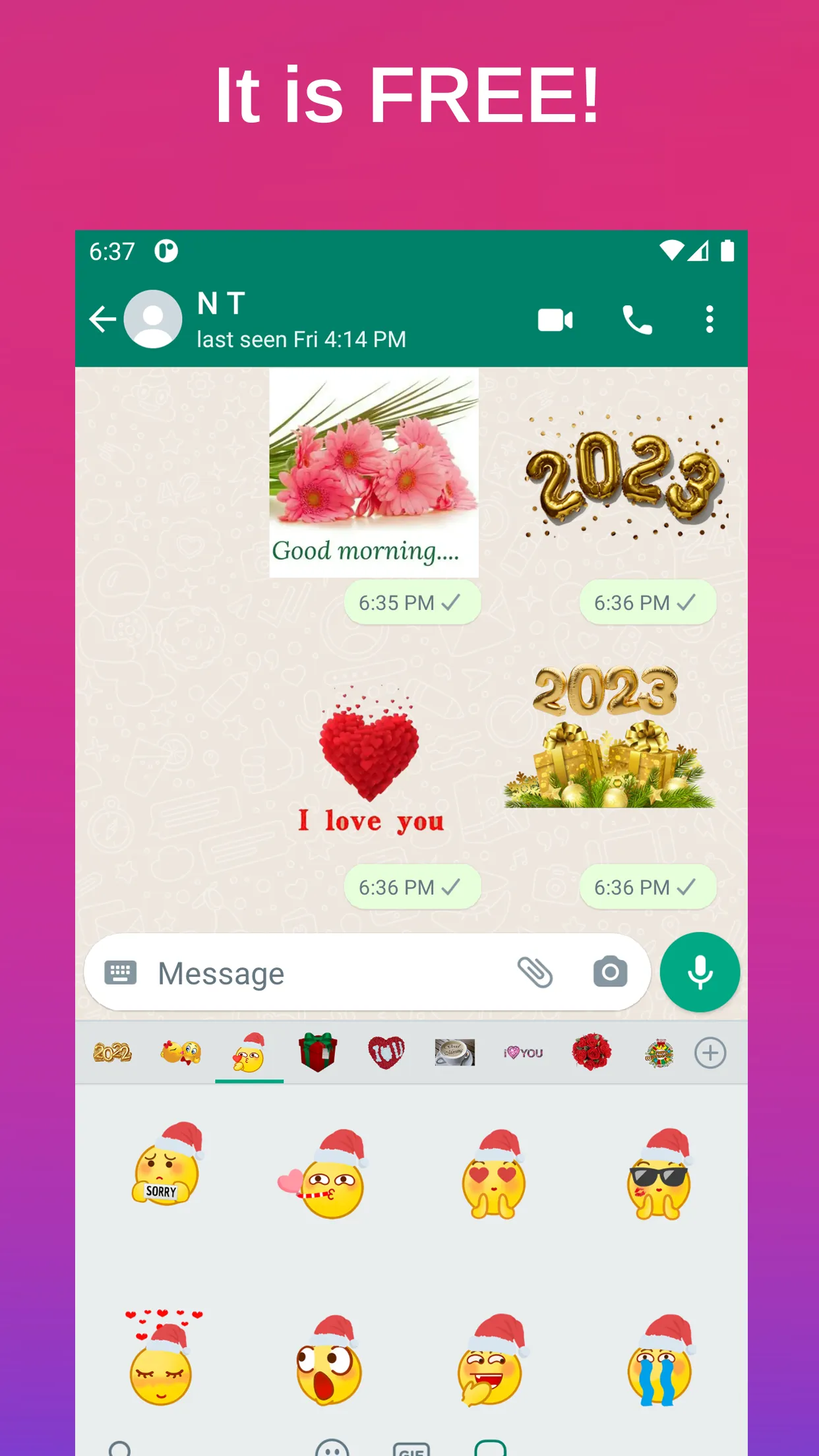 Gif Love Sticker WASticker | Indus Appstore | Screenshot