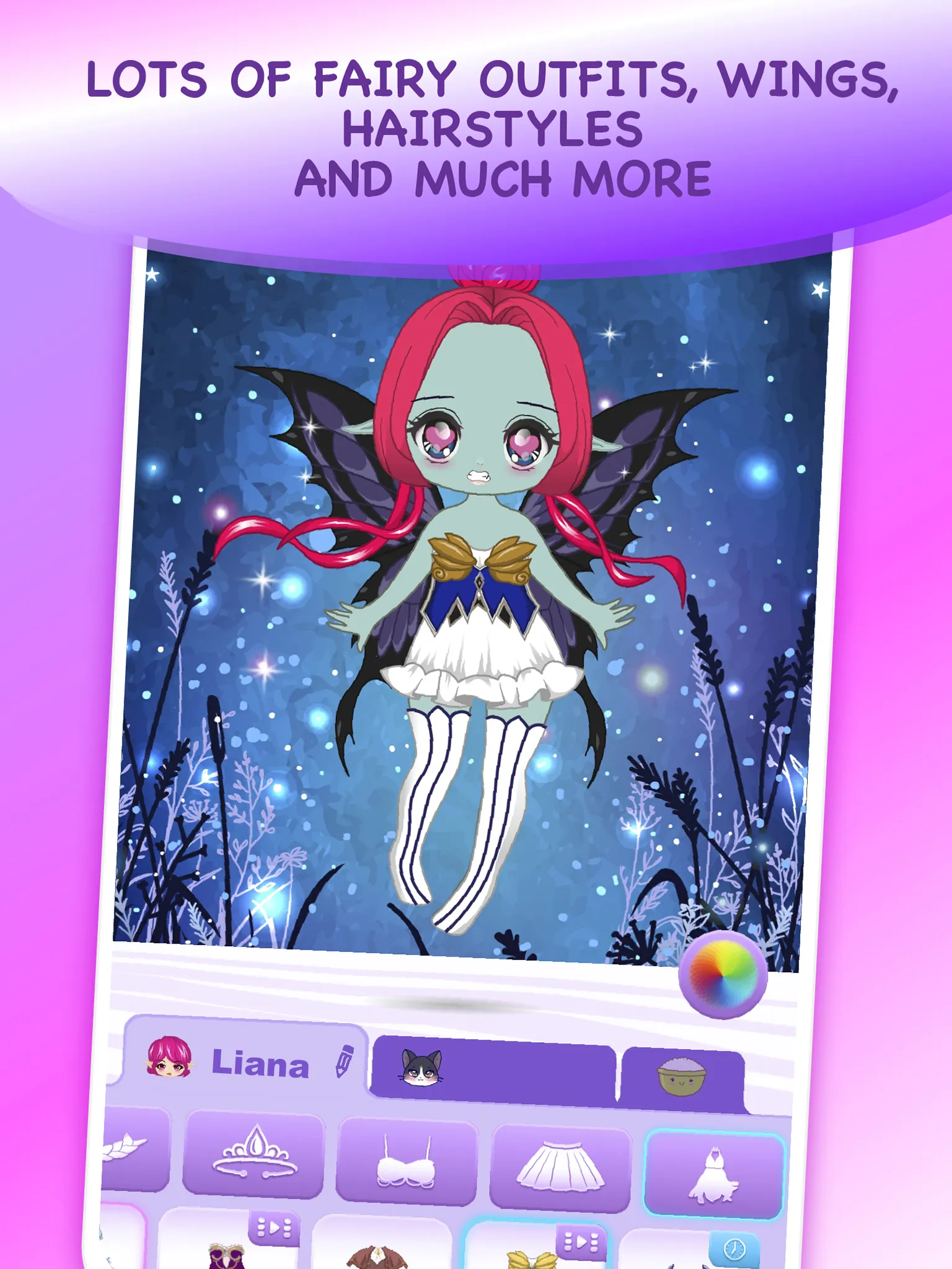 Fairy Dress Up Avatar Creator | Indus Appstore | Screenshot