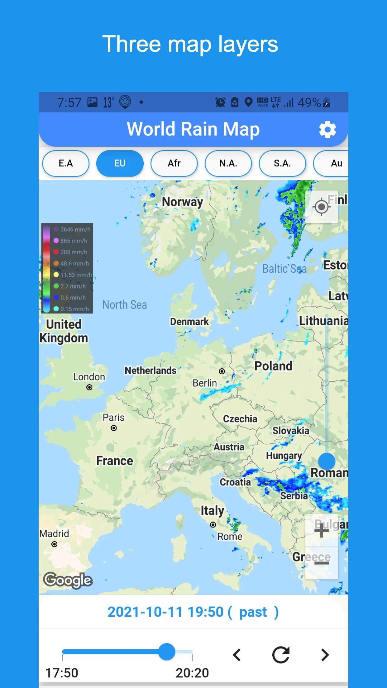 Rainfall Weather Forecast | Indus Appstore | Screenshot