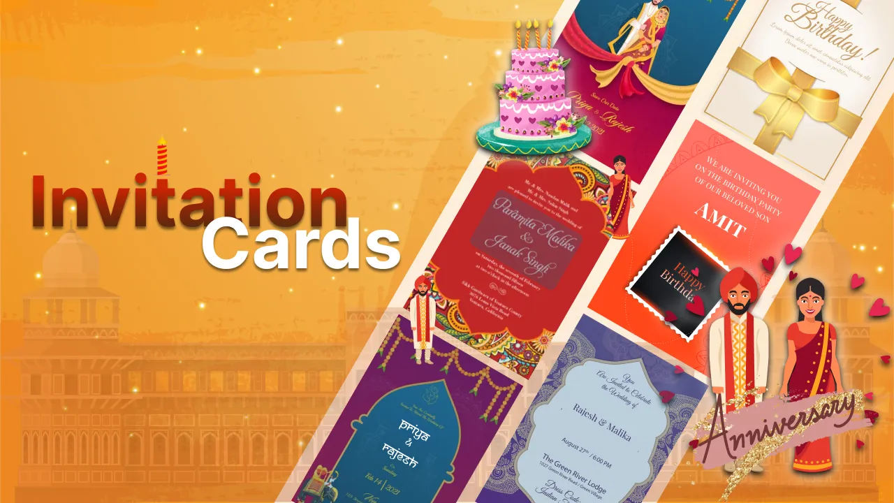 Party Invitation Card Maker | Indus Appstore | Screenshot