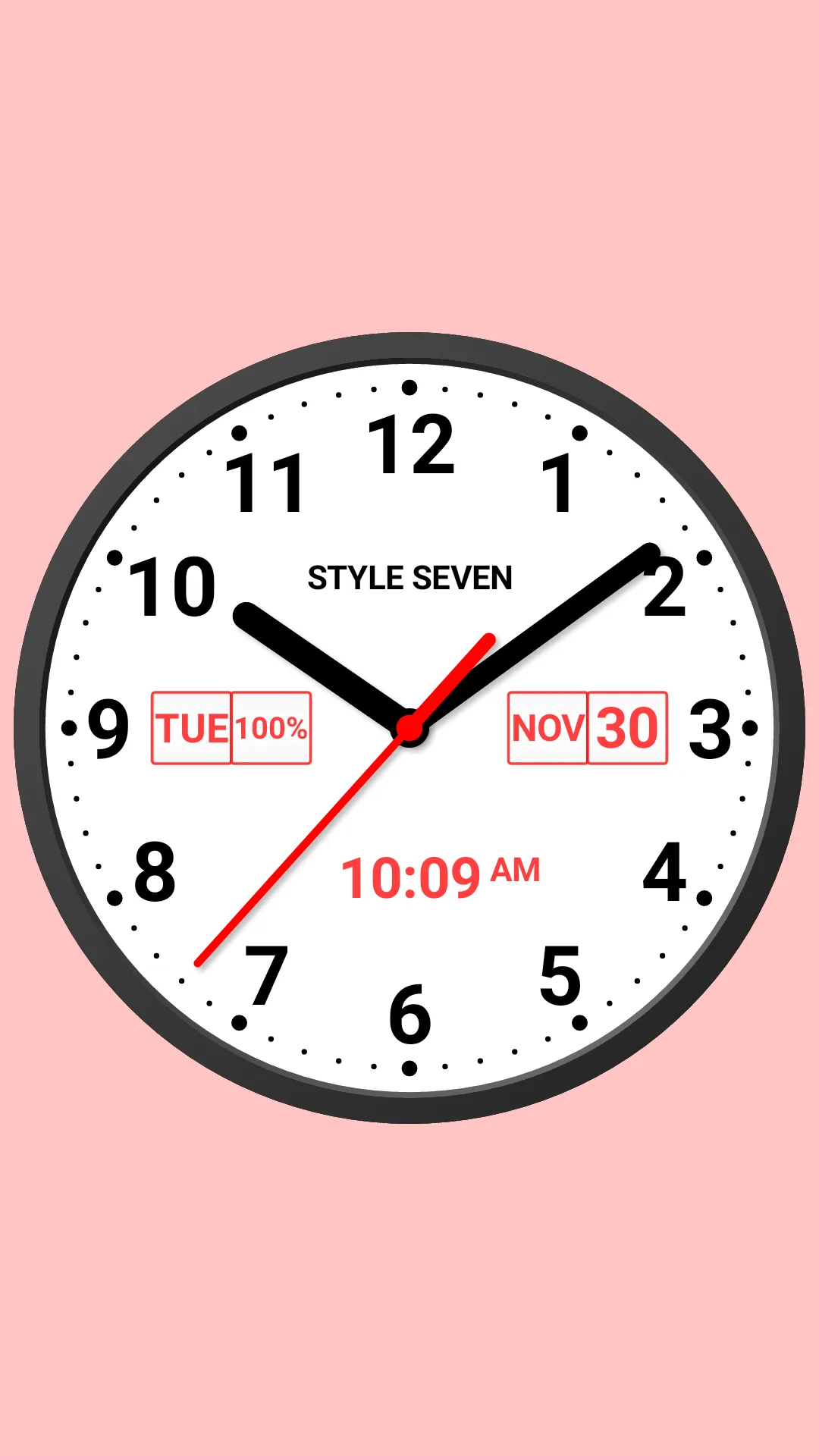 Light Analog Clock-7 | Indus Appstore | Screenshot