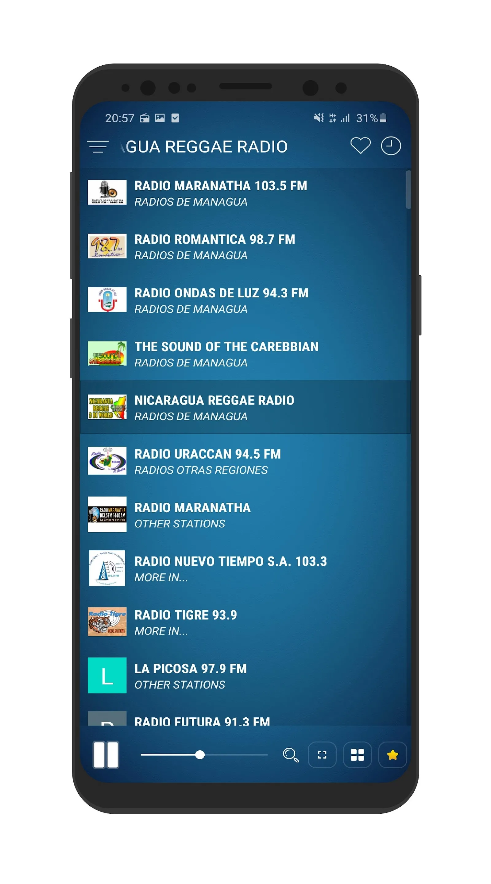 Nicaragua Radio Stations | Indus Appstore | Screenshot