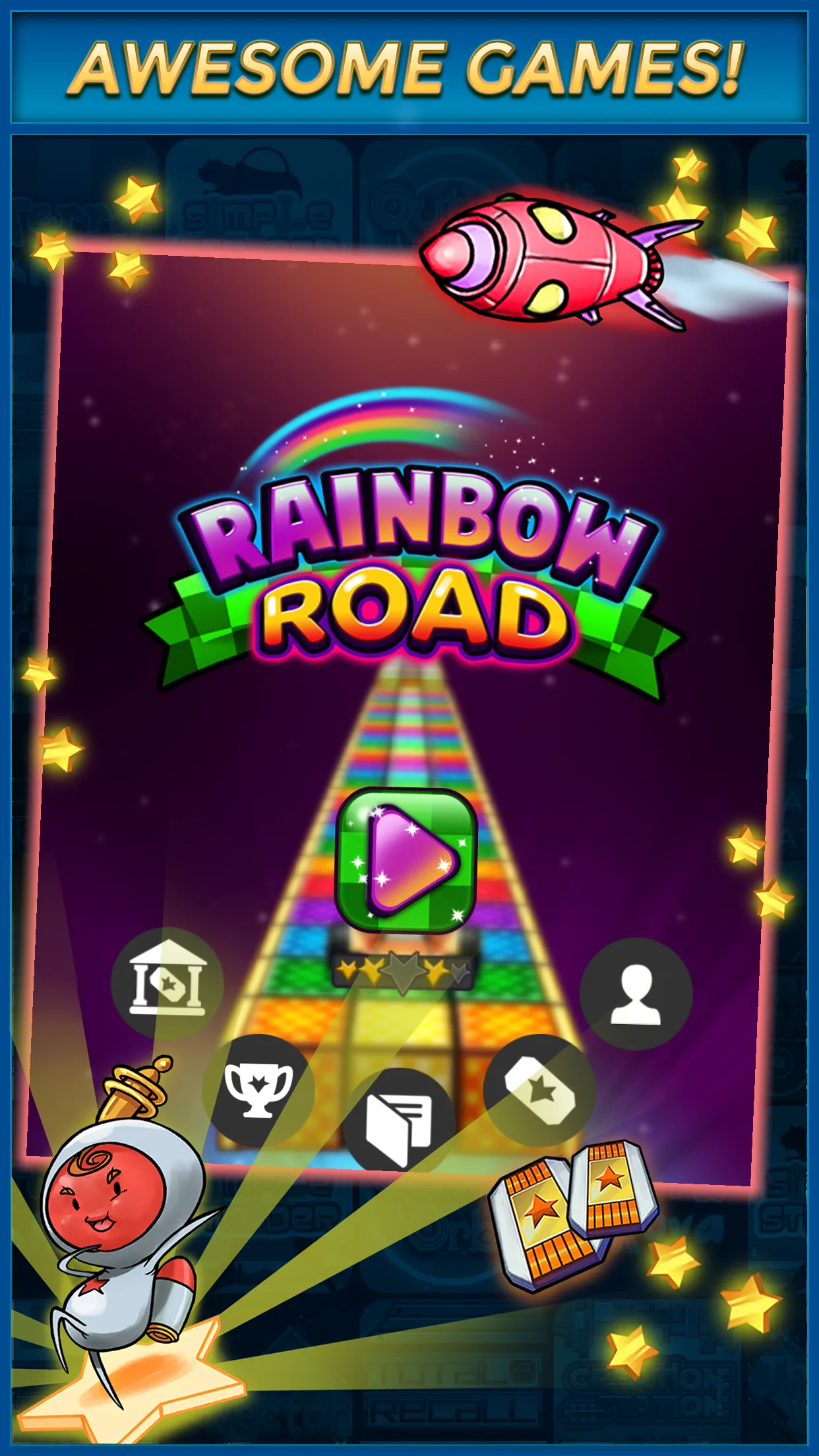 Rainbow Road - Make Money | Indus Appstore | Screenshot