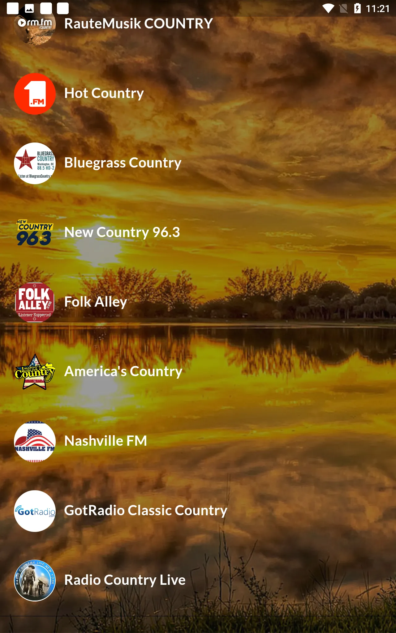 USA Country Radio | Indus Appstore | Screenshot