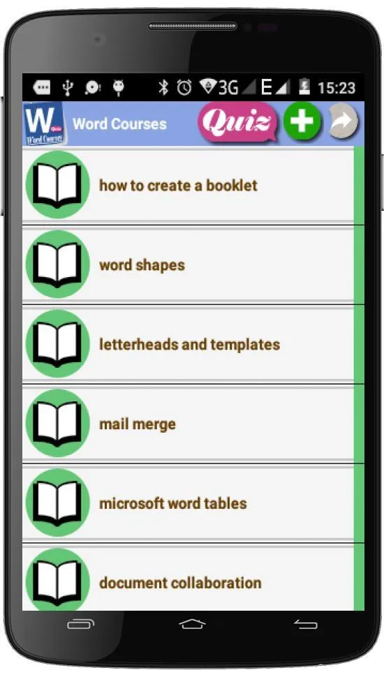 Word Courses | Indus Appstore | Screenshot