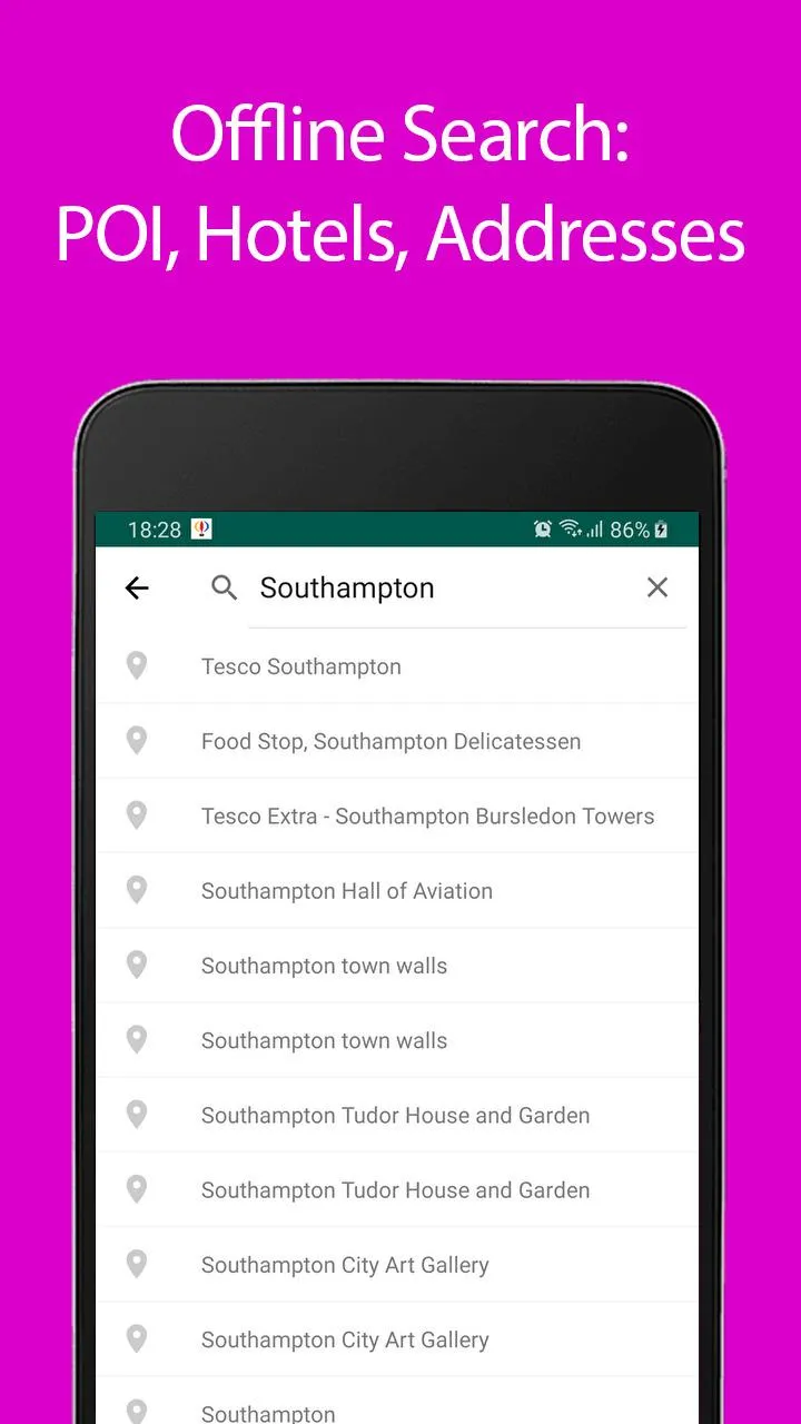 Southampton Offline Map and Tr | Indus Appstore | Screenshot