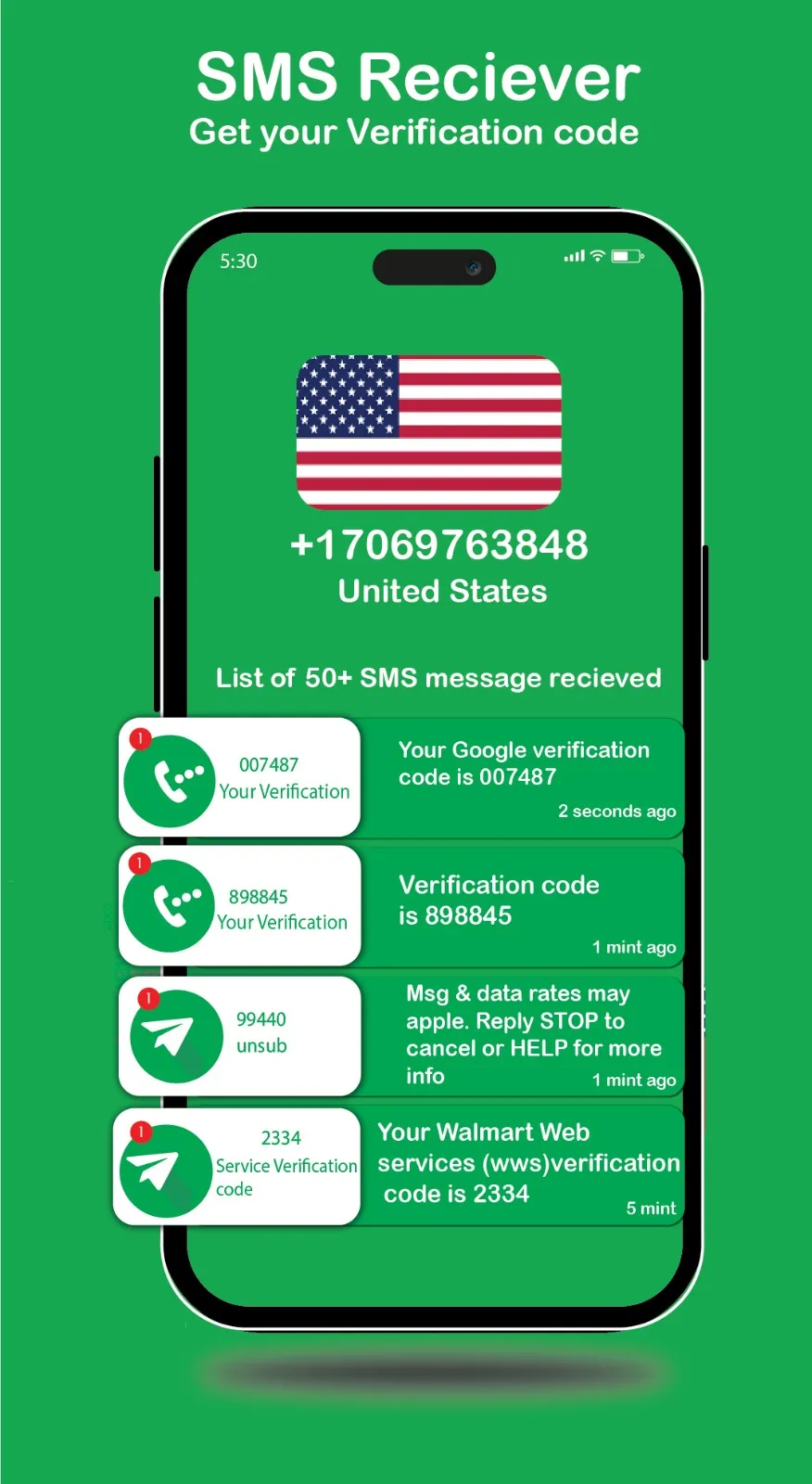 Temporary Phone Number | Indus Appstore | Screenshot