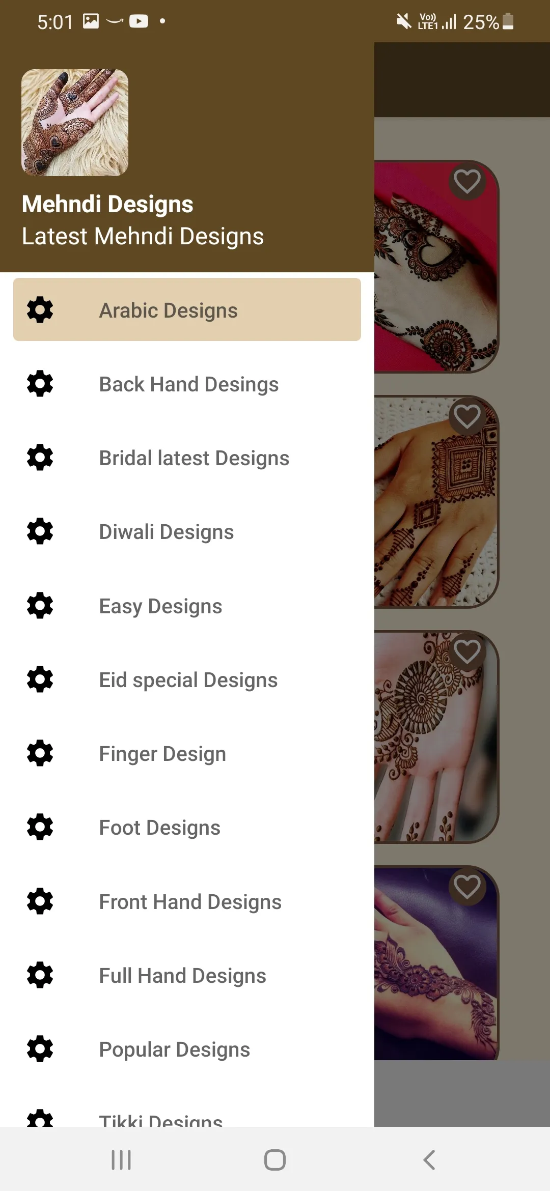 Mehendi Design Offline | Indus Appstore | Screenshot