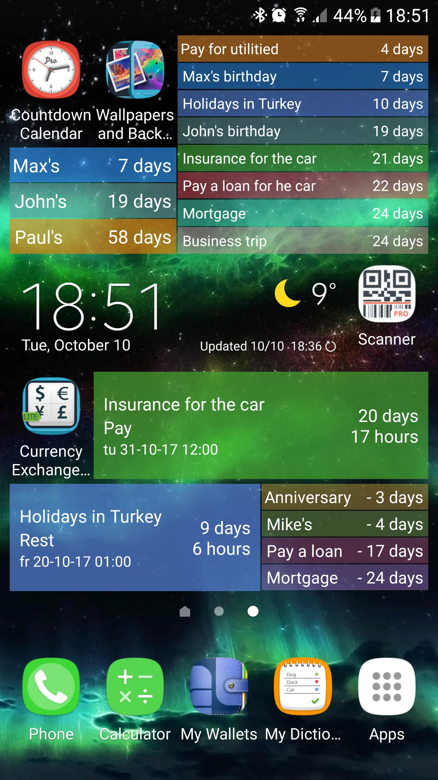 Countdown Calendar | Indus Appstore | Screenshot