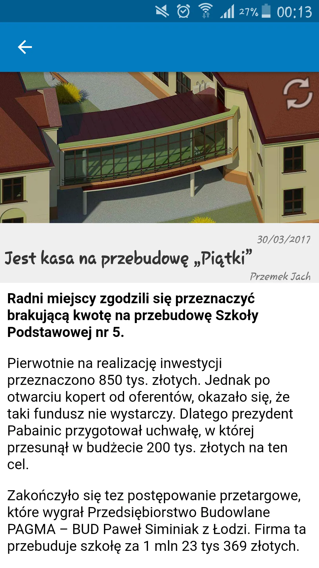 News from Pabianice | Indus Appstore | Screenshot