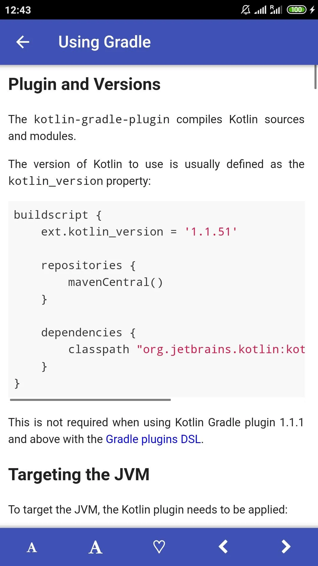 Kotlin 1.1 Docs | Indus Appstore | Screenshot