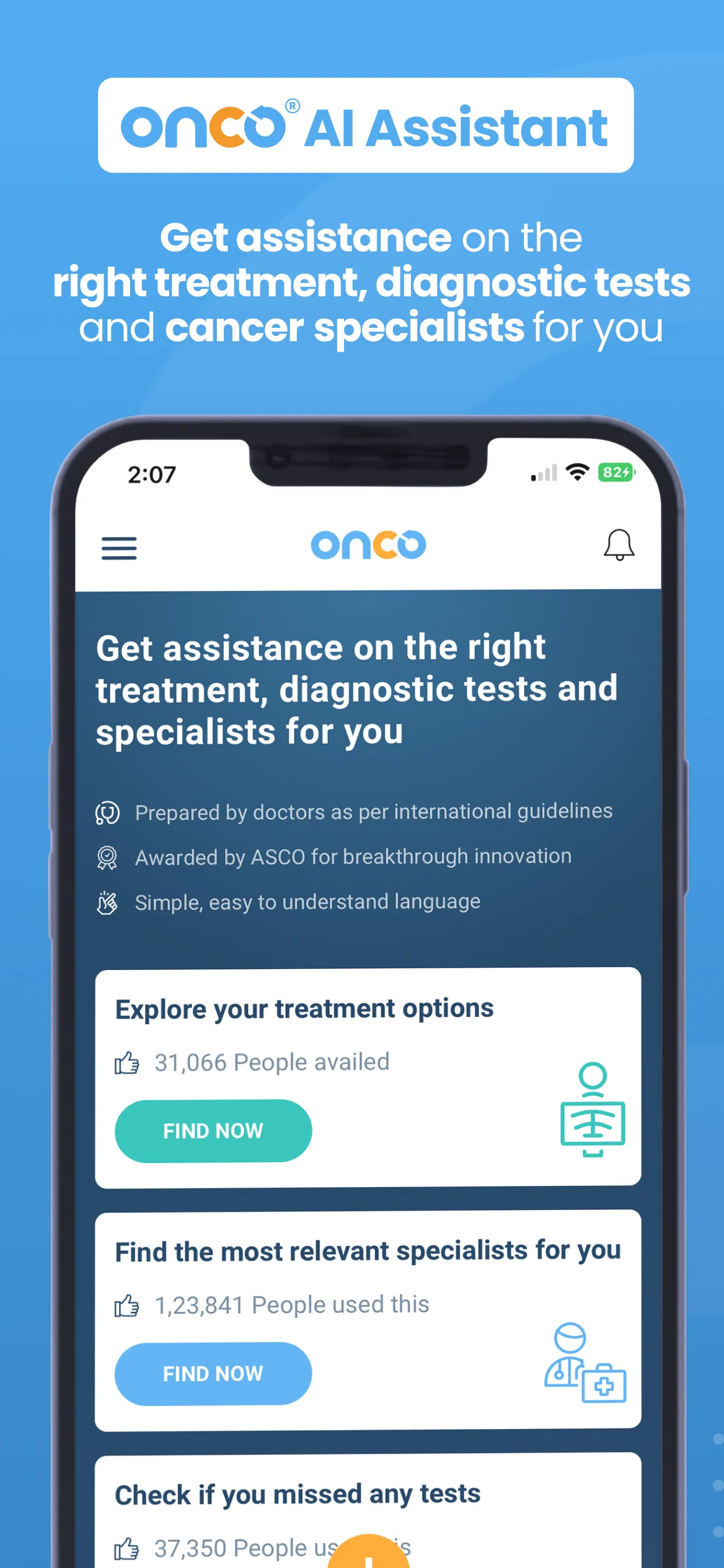 Onco Cancer Care | Indus Appstore | Screenshot