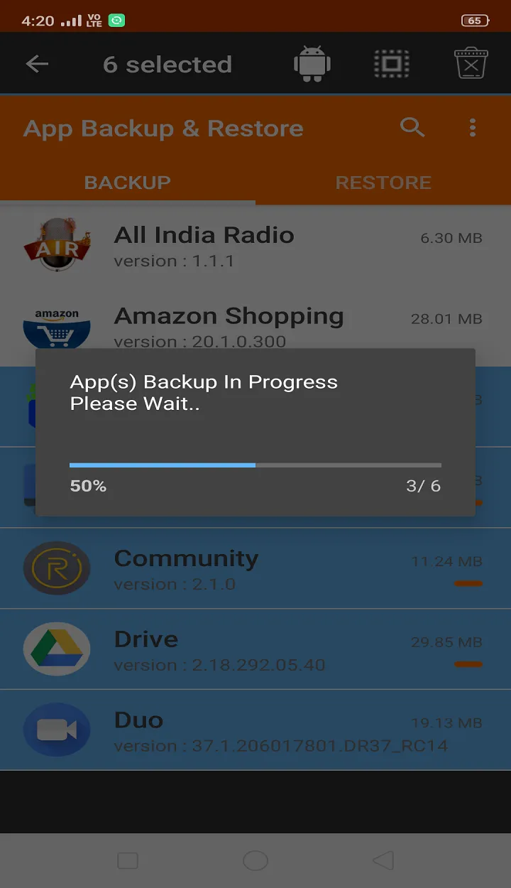 Backup & Restore App | Indus Appstore | Screenshot