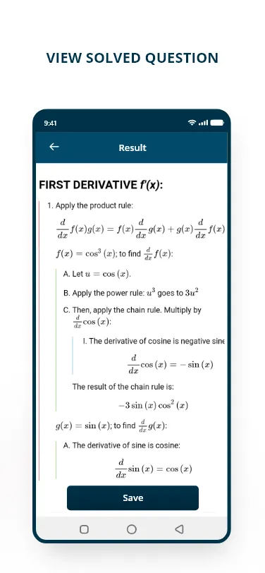 Derivative Calculator | Indus Appstore | Screenshot