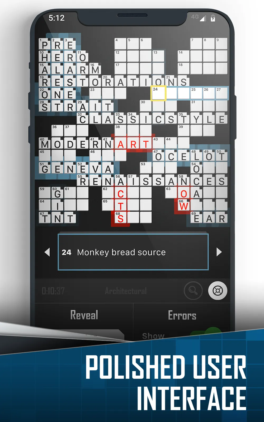 Crossword Puzzle Redstone | Indus Appstore | Screenshot