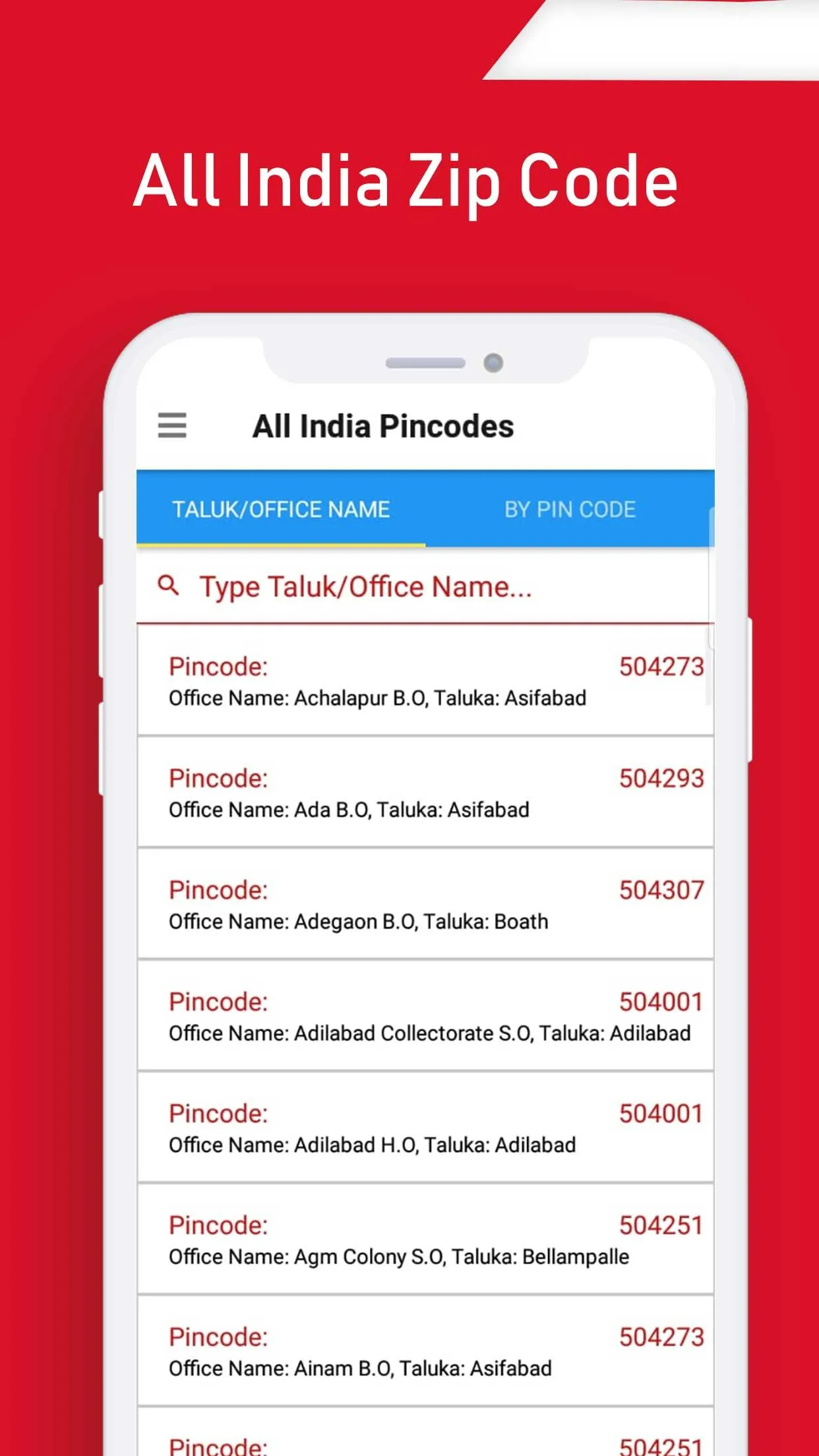 All India Pincode | Indus Appstore | Screenshot