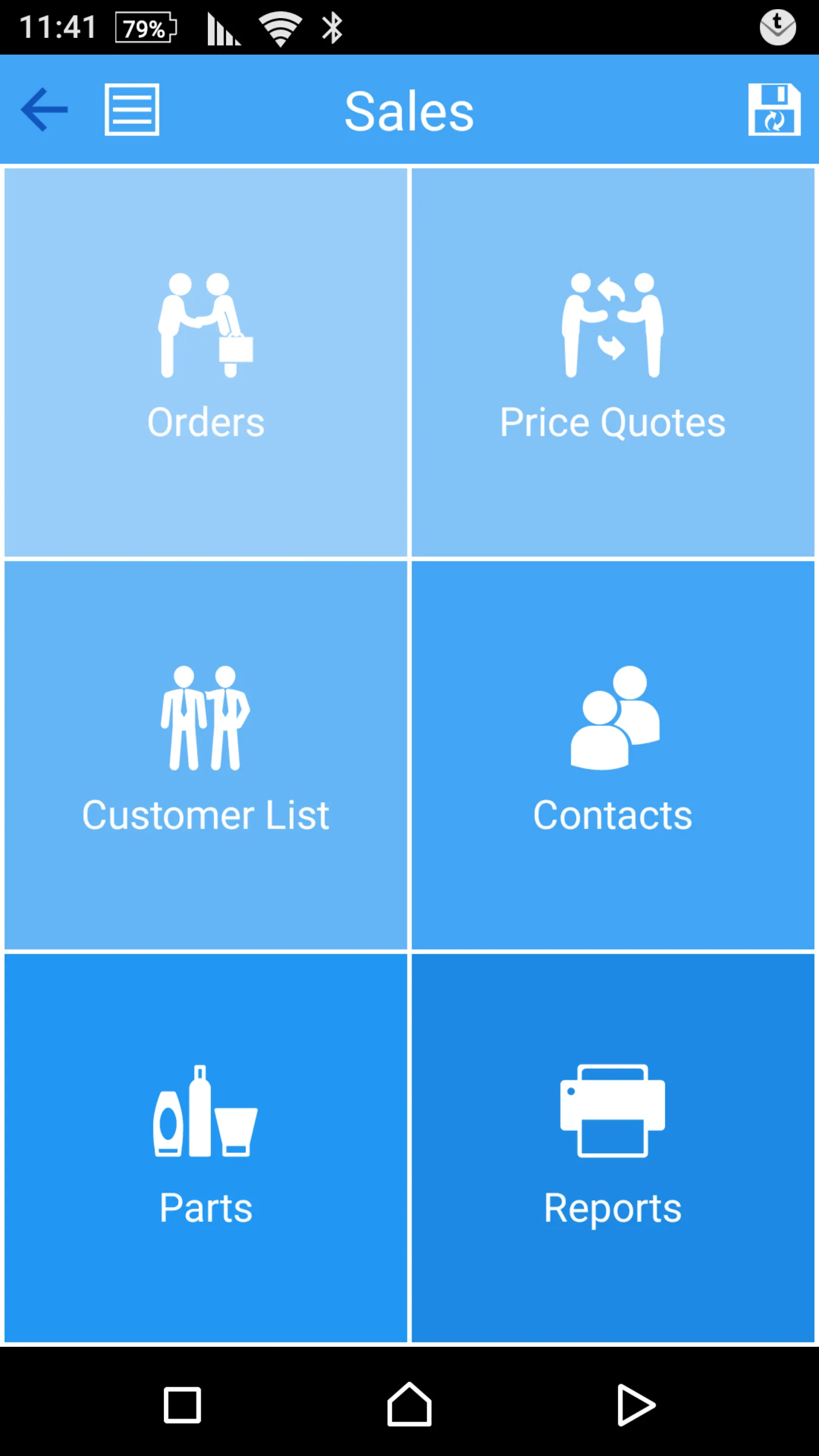 Mobile4ERP | Indus Appstore | Screenshot