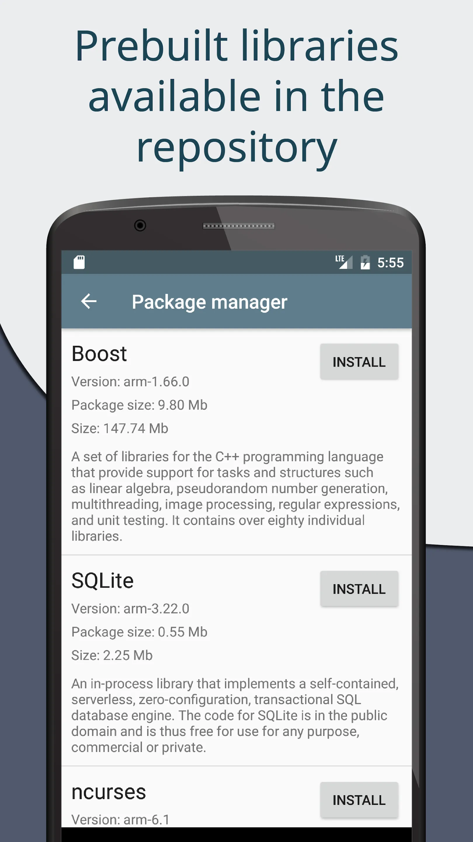 Cxxdroid - C/C++ compiler IDE | Indus Appstore | Screenshot