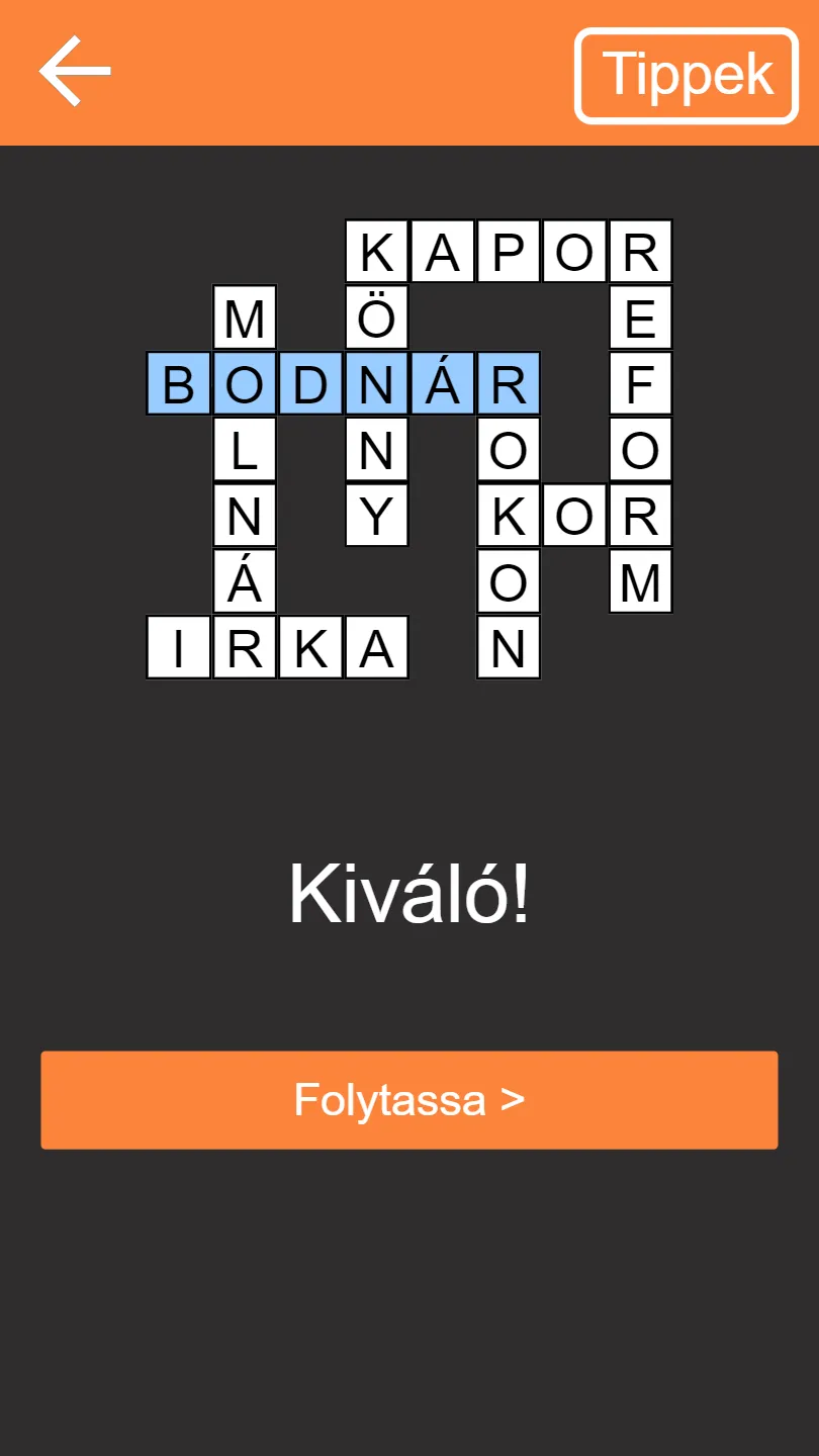 Keresztrejtvény | Indus Appstore | Screenshot
