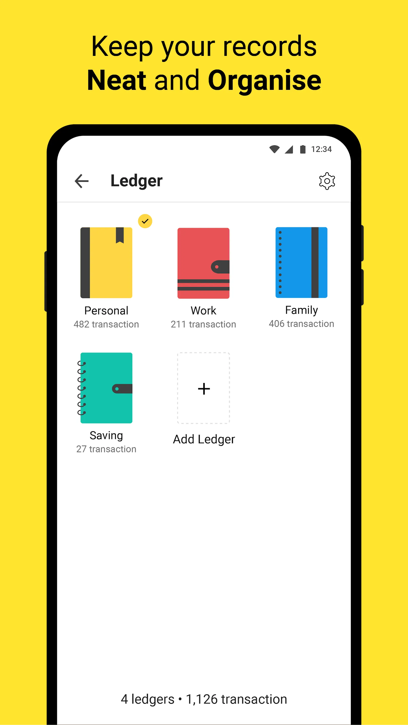 Money Ledgers : Budgeting App | Indus Appstore | Screenshot