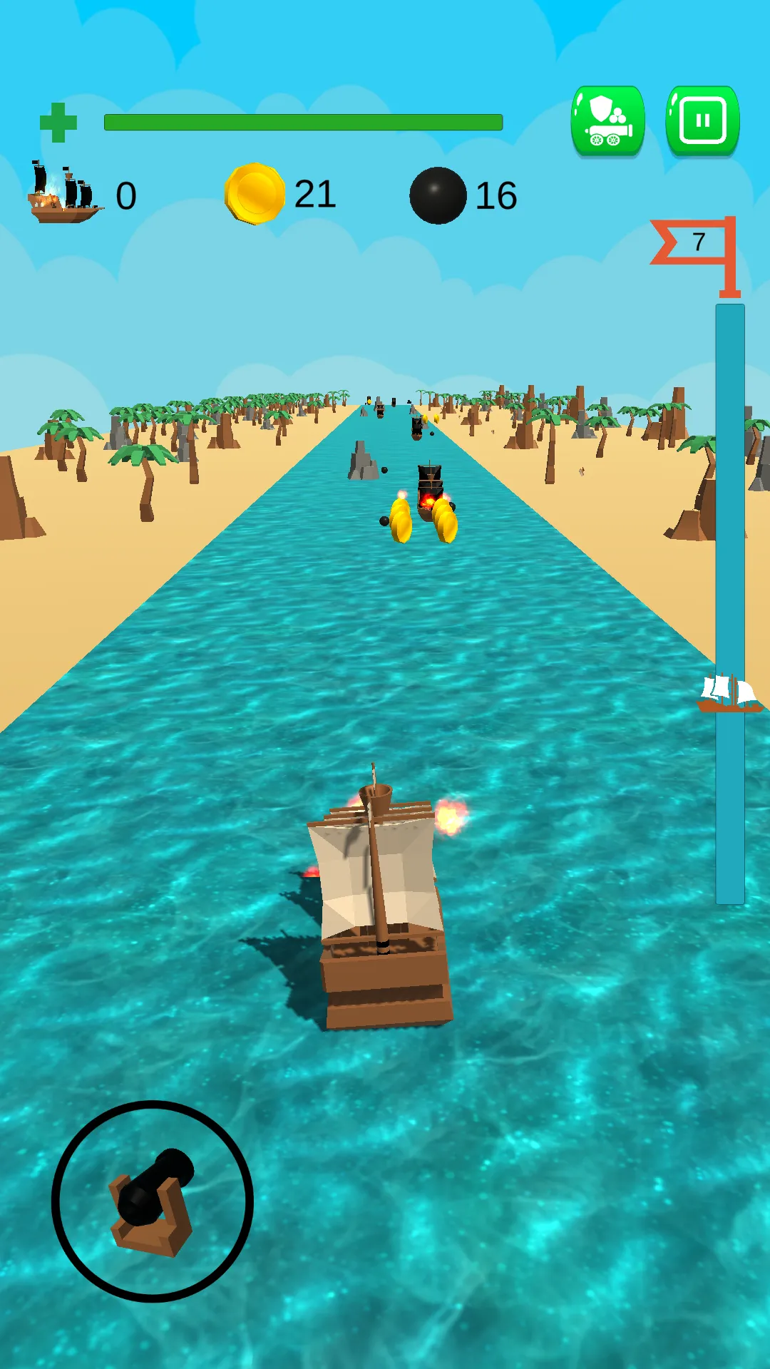 Pirate Ship Shoot and Run | Indus Appstore | Screenshot