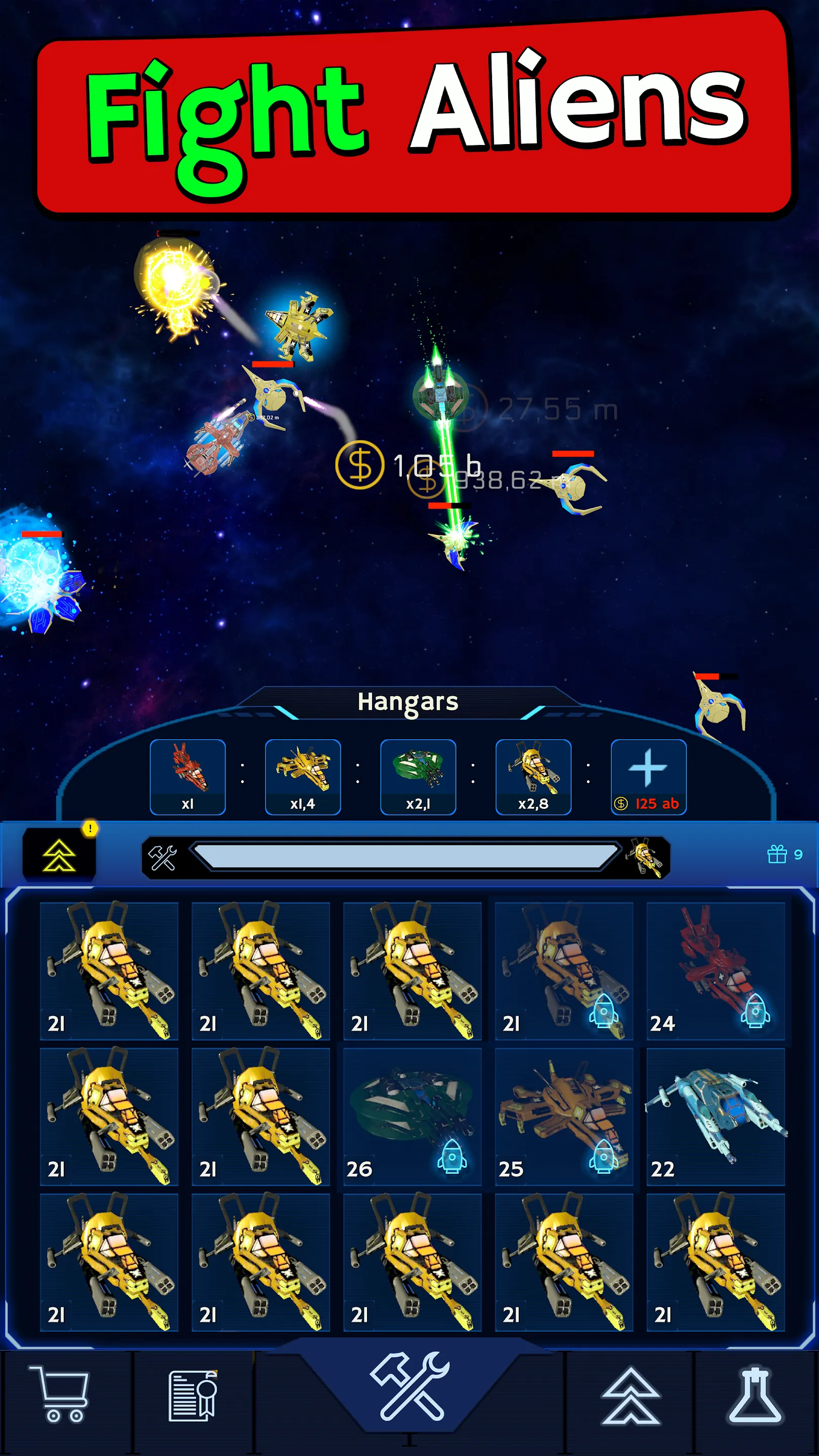 Merge Spaceship: Idle Space | Indus Appstore | Screenshot