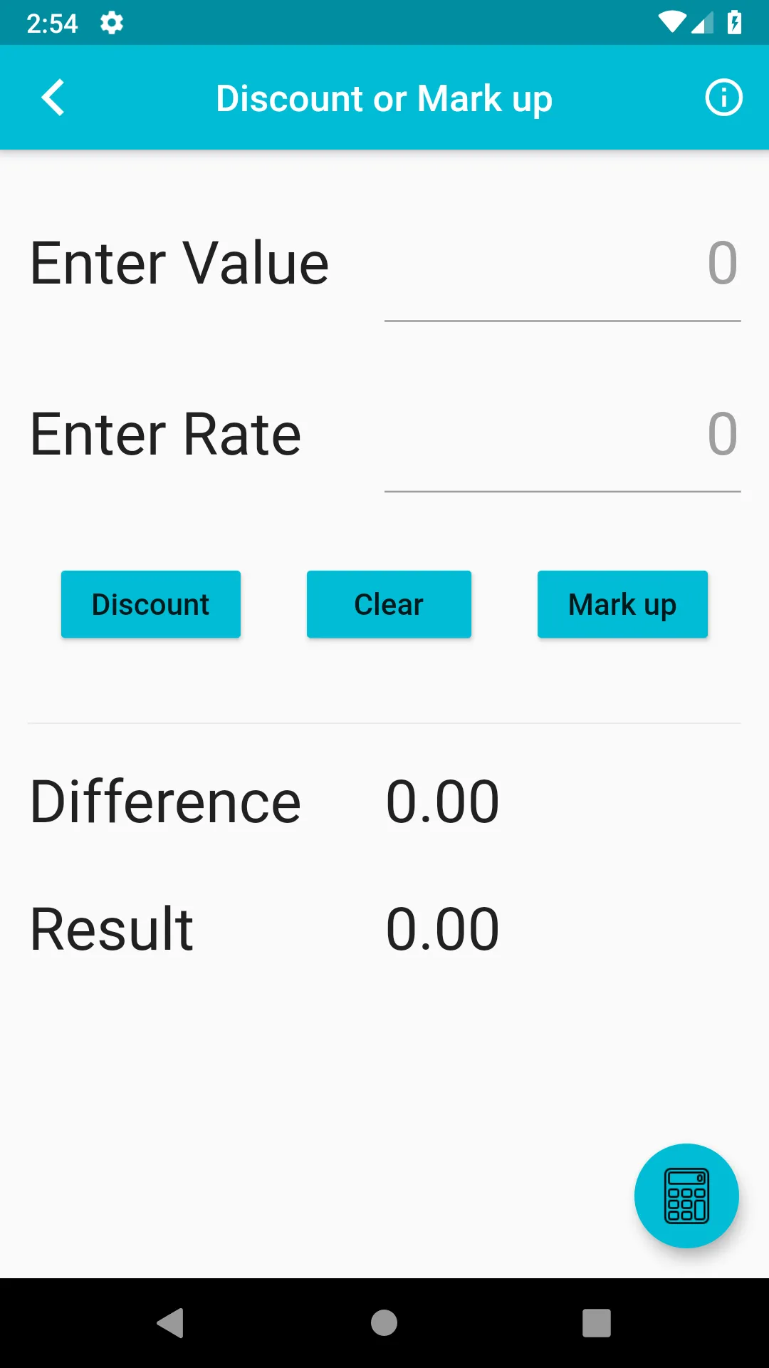 Percentculator | Indus Appstore | Screenshot