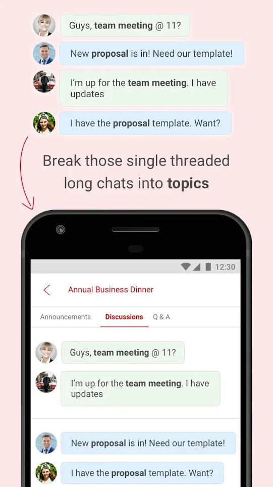 Spaces - Made in India Messenger for Groups | Indus Appstore | Screenshot