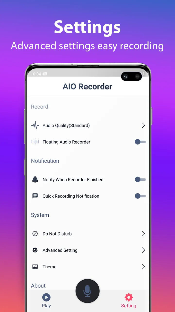 Voice Recorder High Quality | Indus Appstore | Screenshot